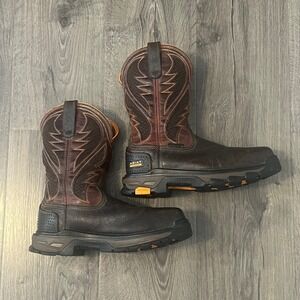 Ariat Work Mens Intrepid VentTEK Composite Toe Boots Brown 10023042 Size 8.5 D